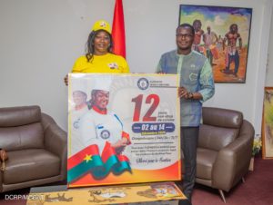 Guinness record en marathon culinaire : le Ministre OUEDRAOGO encourage la candidate du Burkina Faso